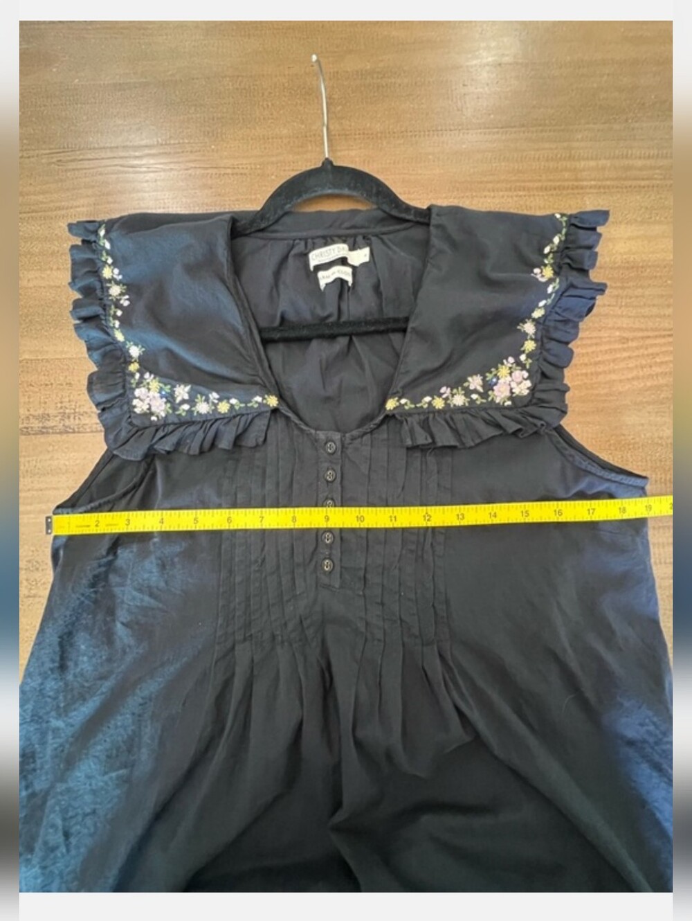 Christy Dawn The Carolina Dress In Night Embroider M - Picture 5 of 7